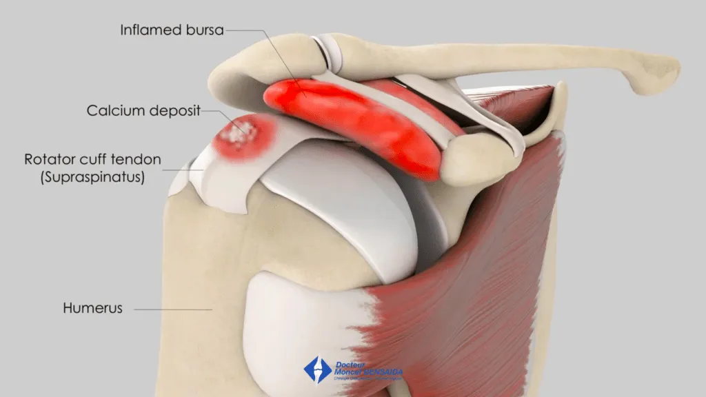 Calcific tendonitis of the rotator cuff